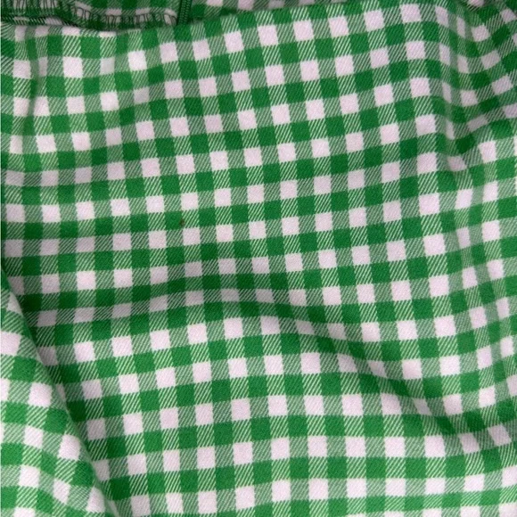 Love on a Hanger Green and White Checkered Mini Skirt - Picture 4 of 4